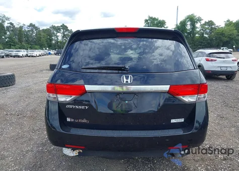 2017 Honda Odyssey Ex-L из США, поврежденный, VIN 5FNRL5H62HB026794